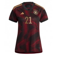 Deutschland Ilkay Gundogan #21 Auswärtstrikot Frauen WM 2022 Kurzarm